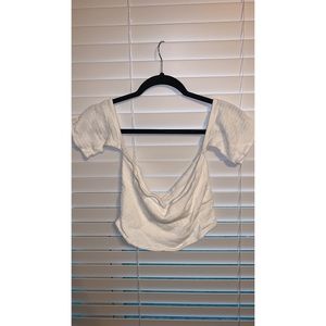 Smocked crop top